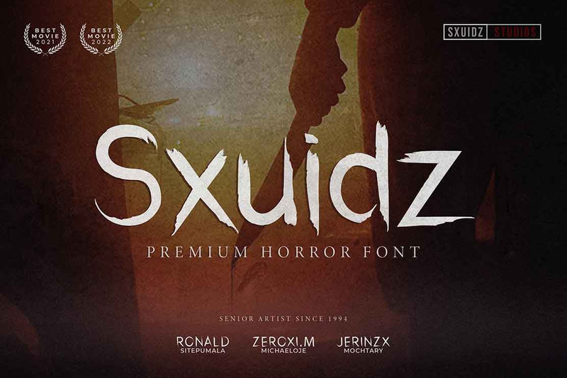 Sxuidz – Premium Horror Font - Features Image 1