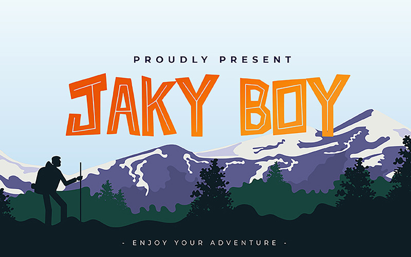 Креативный современный шрифт Jaky Boy - Features Image 1
