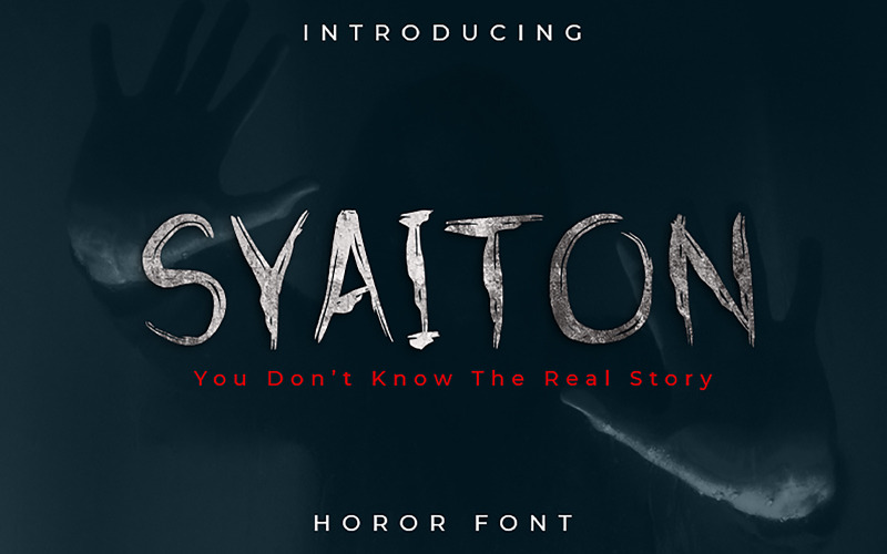 Syaiton – Creative Horor Font - Features Image 1