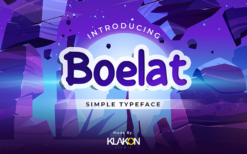 Boelat - креативный простой шрифт - Features Image 1