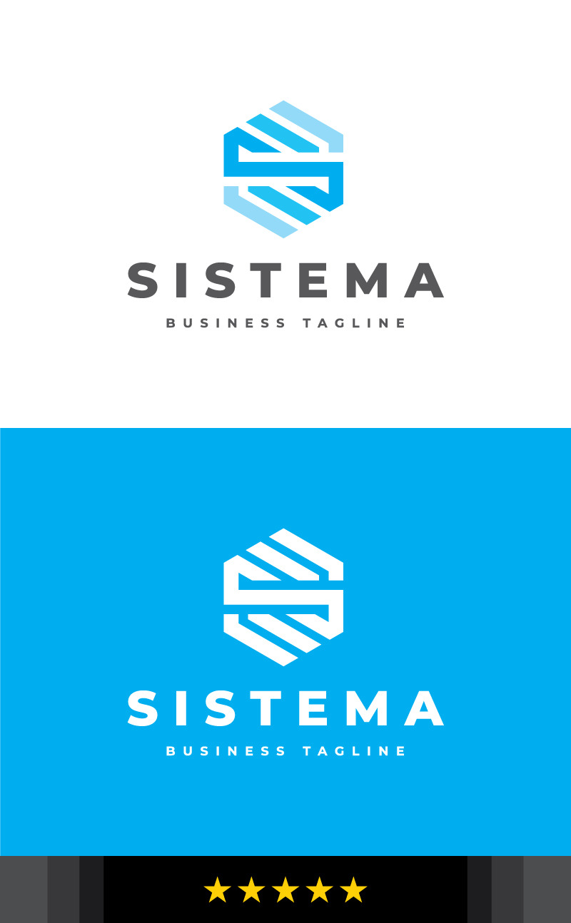АФК Система - Шаблон логотипа буквы S - Features Image 1