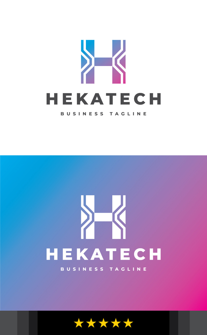 Hekatech - Шаблон логотипа буквы H - Features Image 1