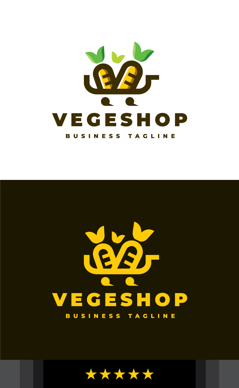 Vegetable Shop Logo Template - Features Image 1