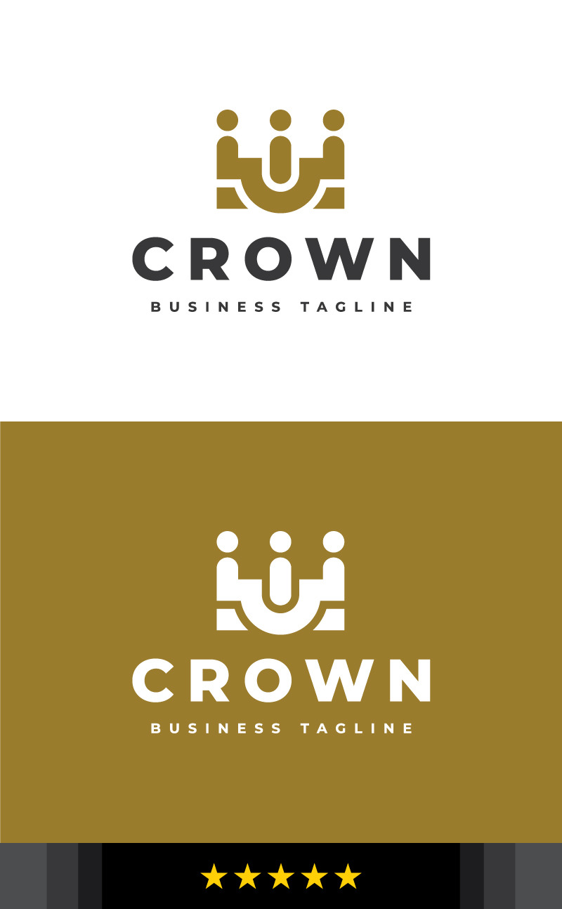 Luxury Crown Logo Template #353577 - TemplateMonster