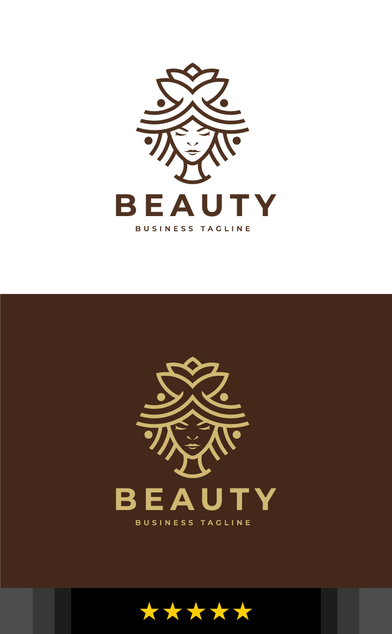 Beauty Girl Logo Template - Features Image 1