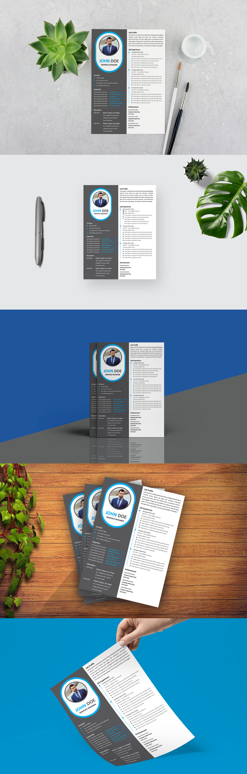 Sleek and Stylish Modern Resume Template – Stand Out from the Crowd! - Features Image 1