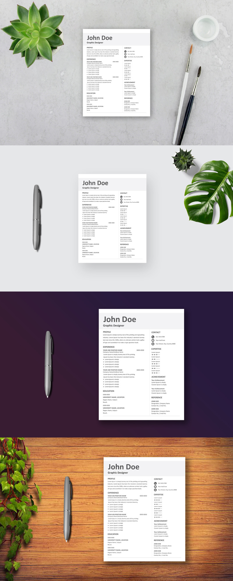 Elegant Modern Free Resume Template – Your Professional Edge - Features Image 1