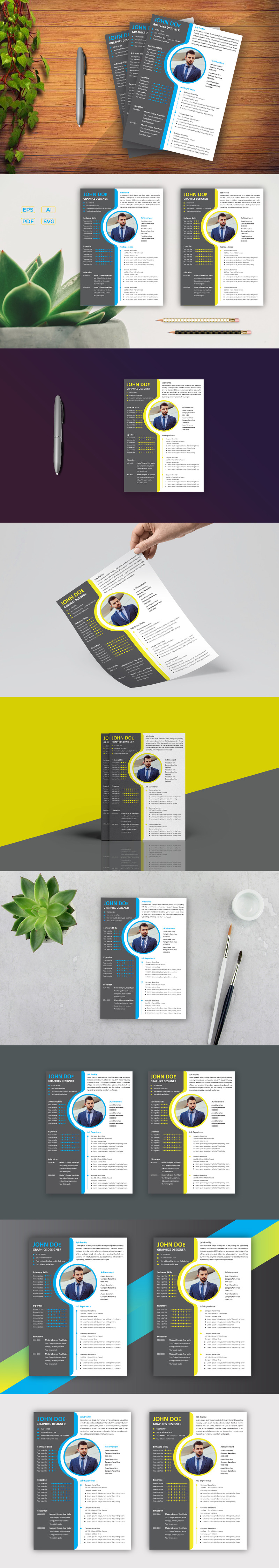 Innovative Creative Resume Template Design – Impress Employers Instantly - Features Image 1