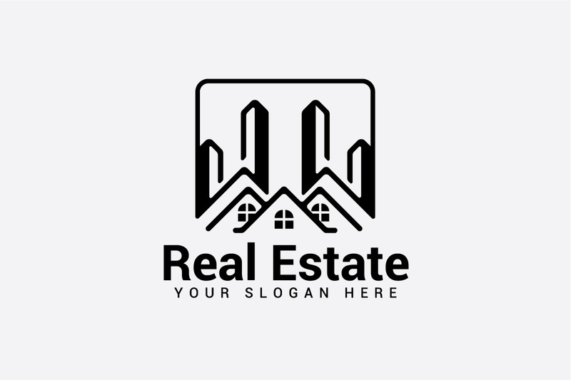 Real Estate 2 Logo Design Template 366150 TemplateMonster