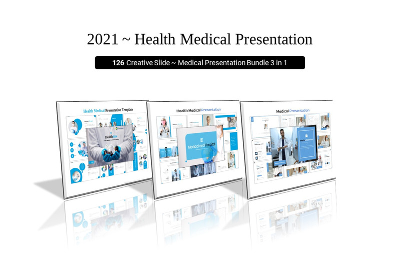 Пакет Healthy Medical Bundle Pack - Медицинский шаблон Google Slides - Features Image 1