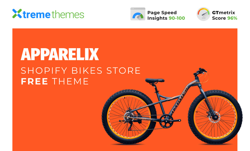 Apparelix Free Bikes Store Shopify 主题 - Features Image 1