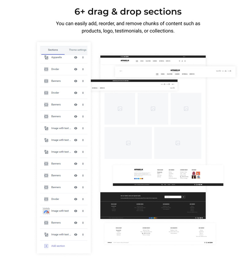 Apparelix Free Bikes Store Shopify 主题 - Features Image 3