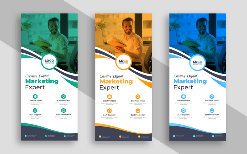 Digital Marketing Rack card or dl flyer Ver-1 - Features Image 1