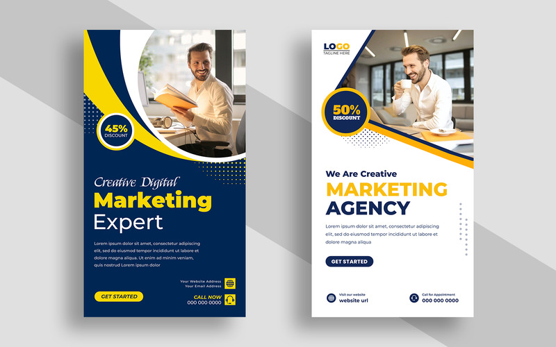 Digital Marketing Agency Instagram Story Template Ver-13 - Features Image 1