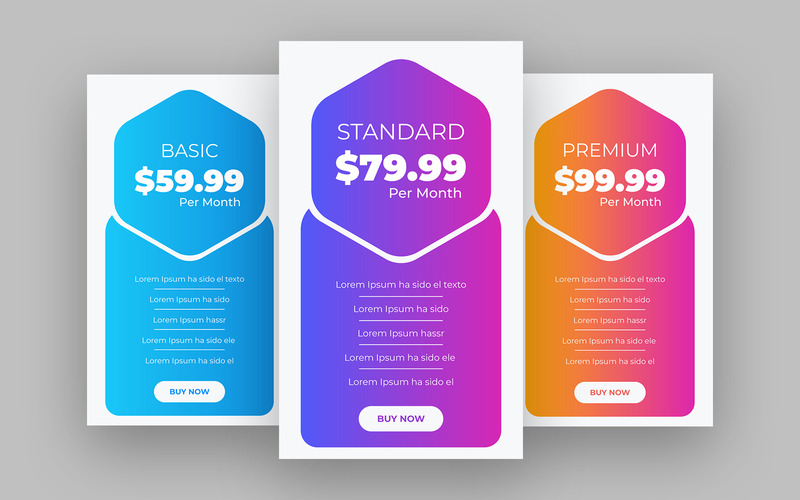 Prissättningstabell UI-element Design Ver-6 - Features Image 1
