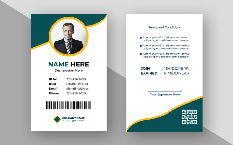 Creative ID Card Template Ver-9 - Features Image 1