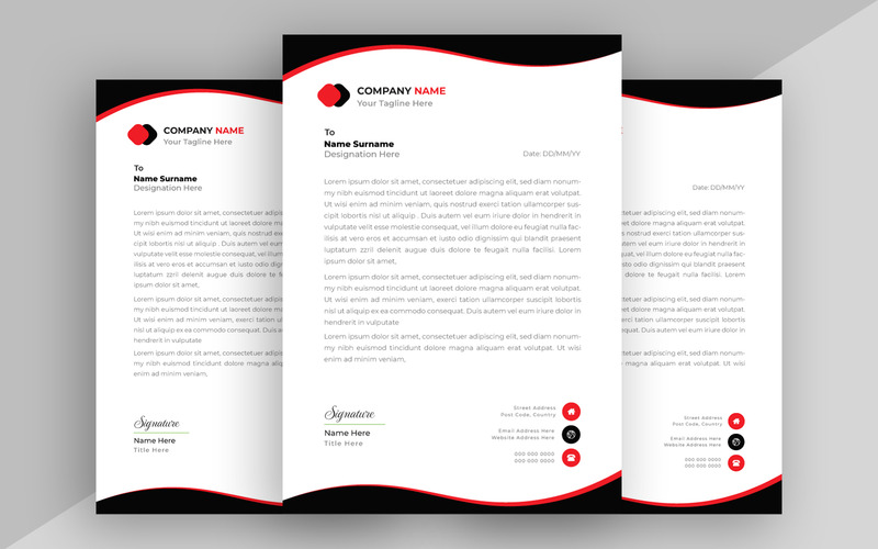 Corporate Business Letterhead Template Ver-1 - Features Image 1