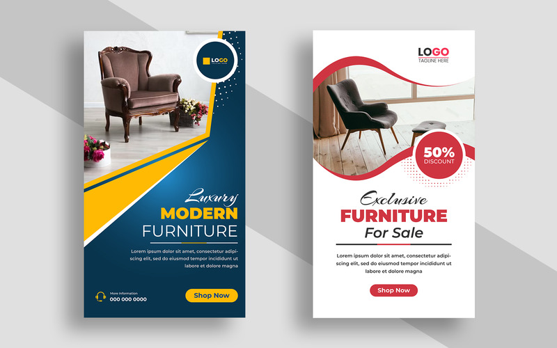 Furniture Sale Instagram Story Template Ver-3 - Features Image 1