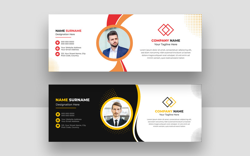 Modern Email Signature Template Design Ver-2 - Features Image 1