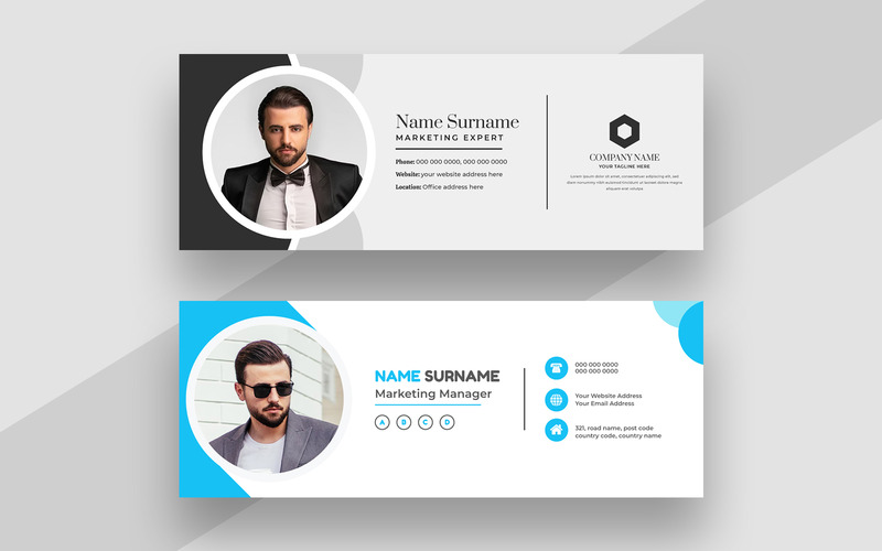Modern Email Signature Template Design Ver-6 - Features Image 1