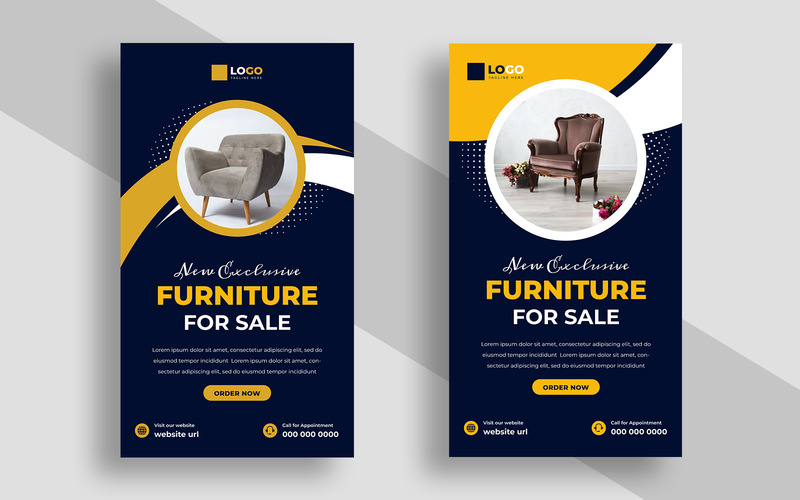 Furniture Sale Instagram Story Template Ver-1 - Features Image 1