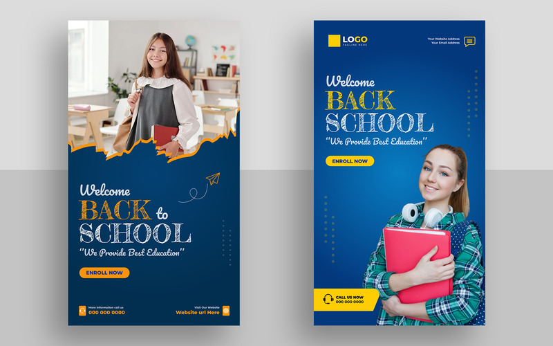 Back to School Social Media Instagram Story 2 - Features Image 1