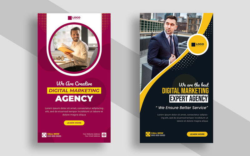 Digital Marketing Agency Instagram Story Template Ver-14 - Features Image 1