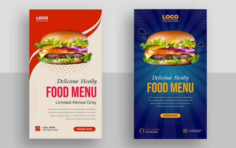 Food Menu Social Media Instagram Story Template Ver-1 - Features Image 1