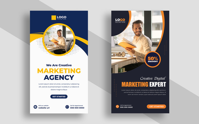 Digital Marketing Agency Instagram Story Template Ver-12 - Features Image 1