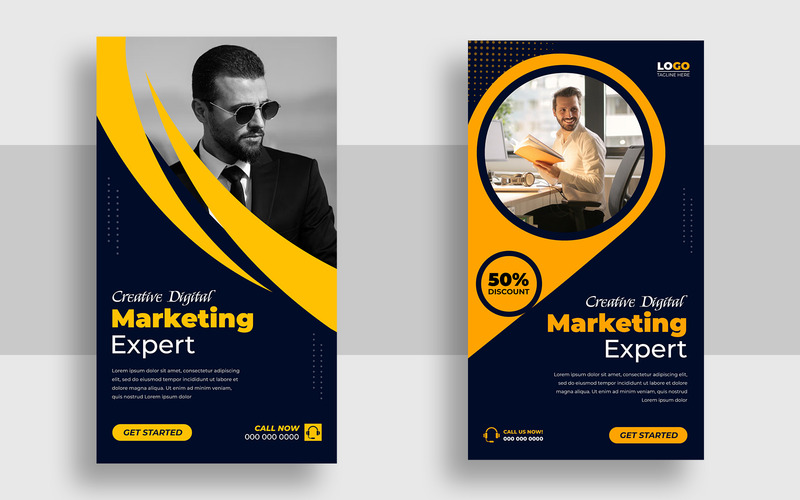 Digital marketing Agency Instagram Story Template Ver-5 - Features Image 1
