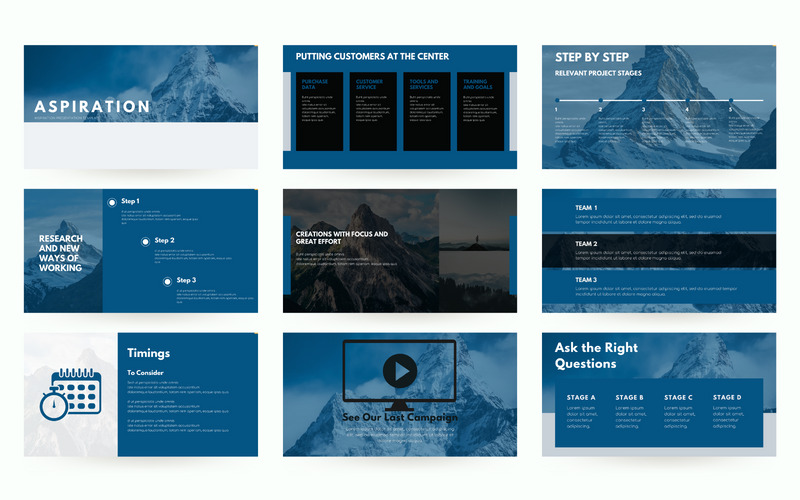 Aspiration - Multipurpose Modern and Professional PowerPoint Presentation - Features Image 4