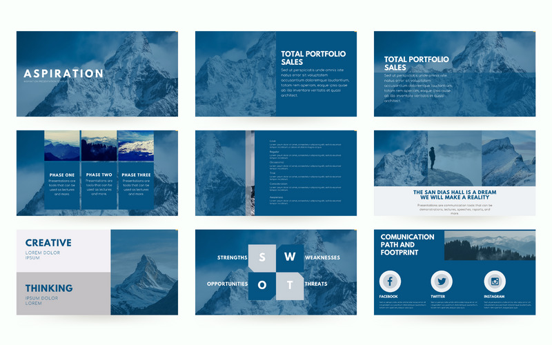 Aspiration - Multipurpose Modern and Professional PowerPoint Presentation - Features Image 3