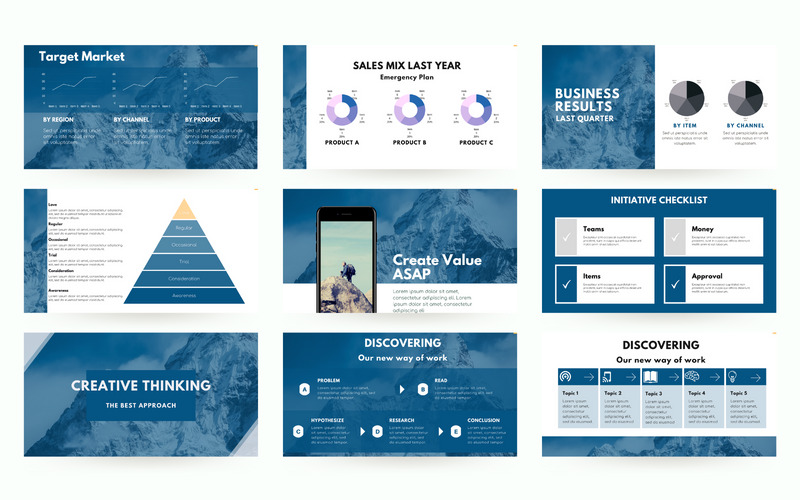 Aspiration - Multipurpose Modern and Professional PowerPoint Presentation - Features Image 6