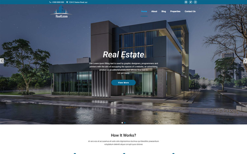 WordPress téma Správa nemovitostí - Features Image 1