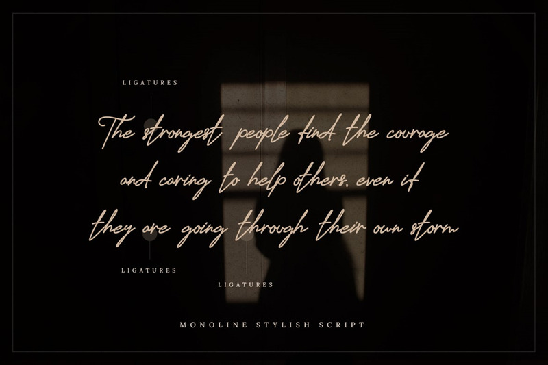 Innocent - Monoline Stylowe czcionki skryptowe - Obraz funkcji 1