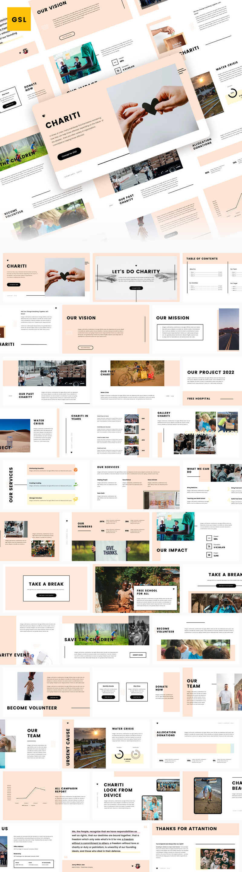 Chariti - Charity Google Slide Template - Features Image 1