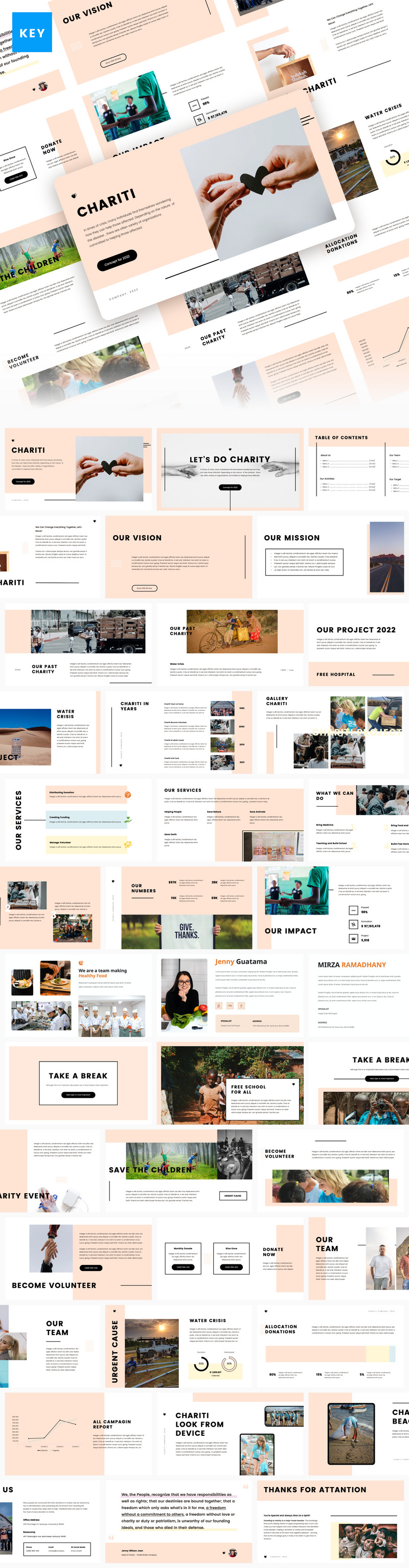 CHARITI - Charity Keynote Template - Features Image 1