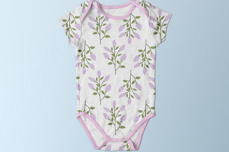 Modello senza cuciture floreale impostato vol. 1 - Caratteristiche Immagine 7