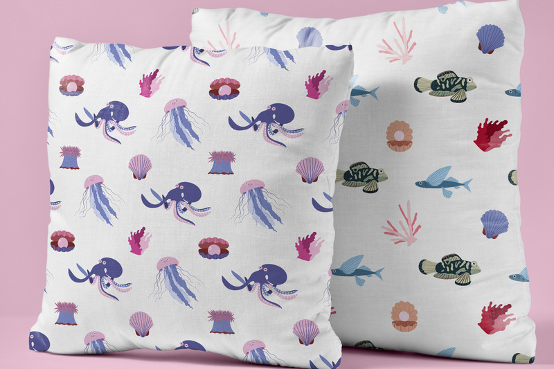 Zeedieren Naadloze Patronen Collectie Vol. 1 - Features Image 10