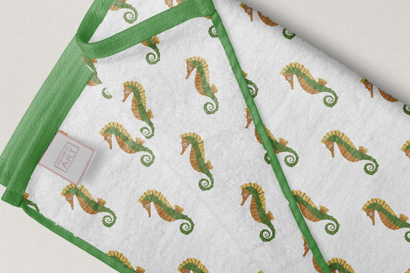 Sea Animals Seamless Patterns Collection Vol. 2 - Features Image 2
