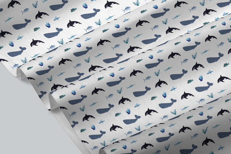 Sea Animals Seamless Patterns Collection Vol. 2 - Features Image 3