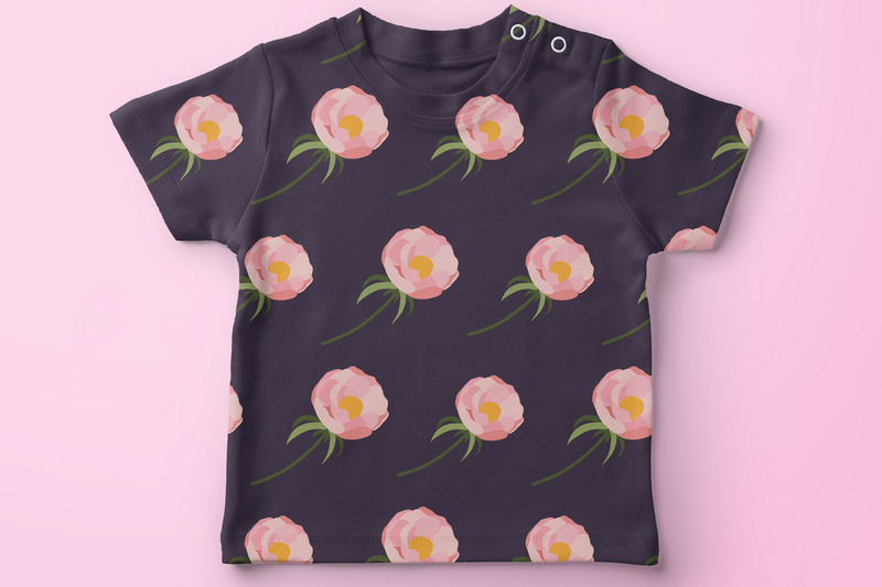 Modello senza cuciture floreale impostato vol. 1 - Caratteristiche Immagine 8