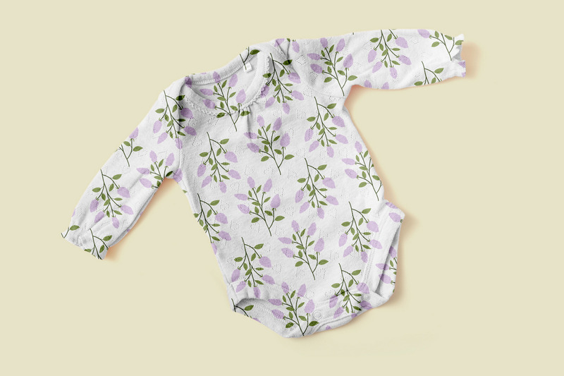 Modello senza cuciture floreale impostato vol. 1 - Caratteristiche Immagine 4