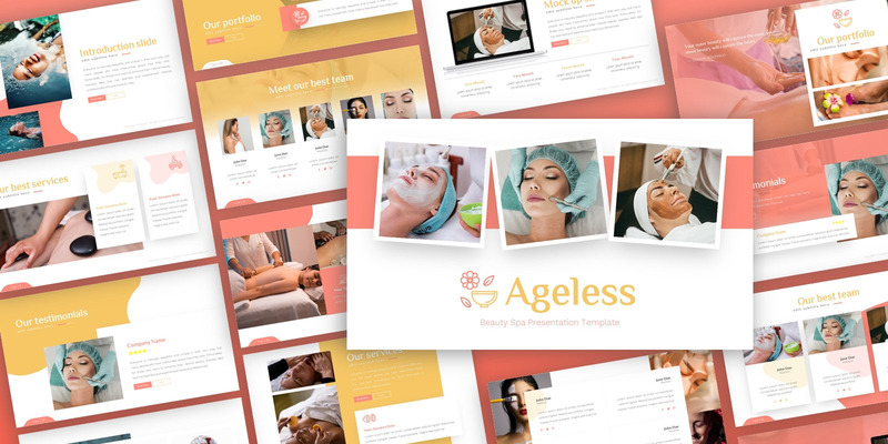 Ageless - Beauty Spa Многоцелевой шаблон PowerPoint - Features Image 1