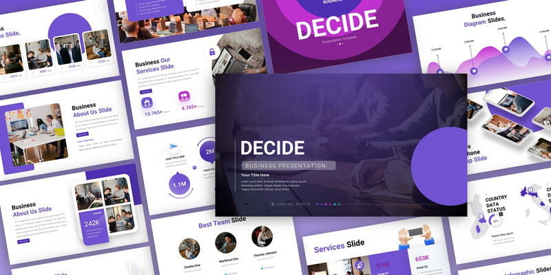 Decide - Business Multipurpose PowerPoint Template - Features Image 1