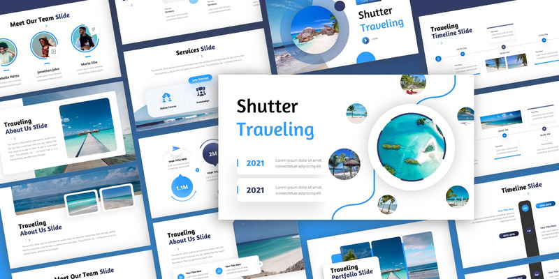 Obturador - Modelo de PowerPoint multiuso de viagem - Features Image 1