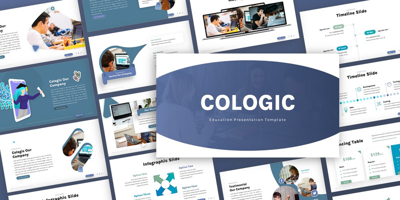 Cologic - Modello PowerPoint multiuso per l'istruzione - Caratteristiche Immagine 1