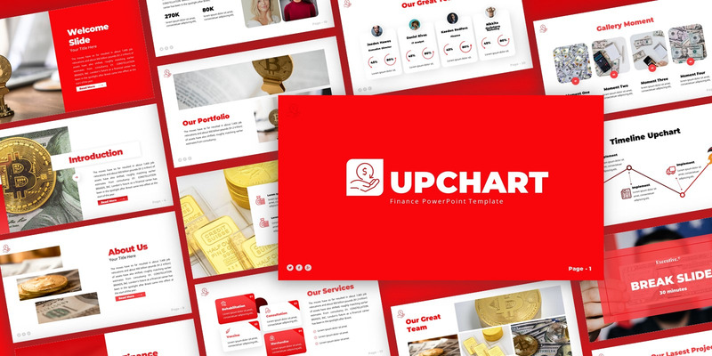 Upchart - Finance Multipurpose PowerPoint-mall - Features Image 1