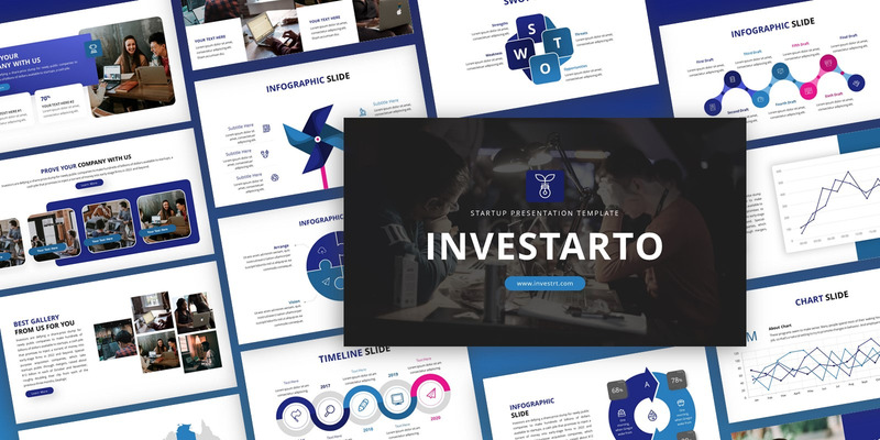 Investarto - Modello PowerPoint multiuso di avvio - Caratteristiche Immagine 1