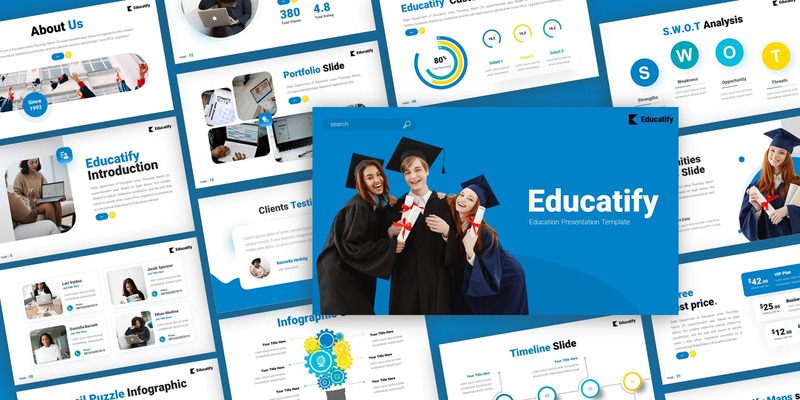 Educatify - Edukacja uniwersalny szablon PowerPoint - Obraz funkcji 1